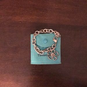 Tiffany & Co. flower chain link bracelet